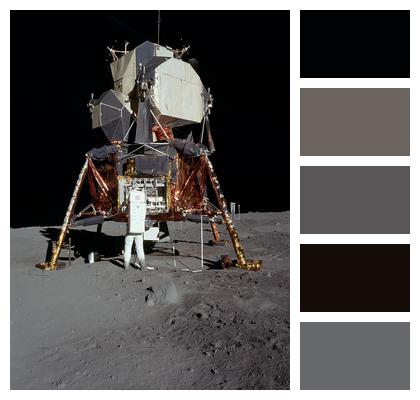 Moon Landing Apollo 11 Buzz Aldrin Image